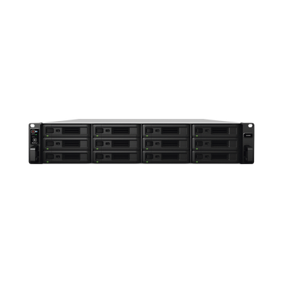 SYNOLOGY - Servidor NAS para rack de 12 bahías / Expandible hasta 180 bahías / Hasta 1,536 TB