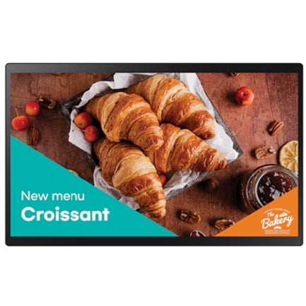 SAMSUNG - Pantalla Samsung 24" QB24C-T Small Digital Signage Touch ADS Resolución 1920x1080