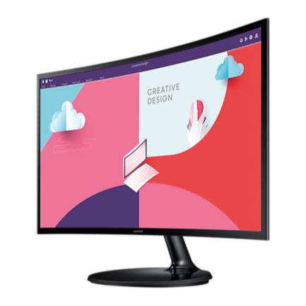 SAMSUNG - Monitor Samsung 27" Led Curvo Panel VA FHD Resolución 1920x1080