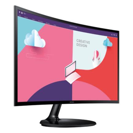 SAMSUNG - Monitor Samsung 27" Led Curvo Panel VA FHD Resolución 1920x1080