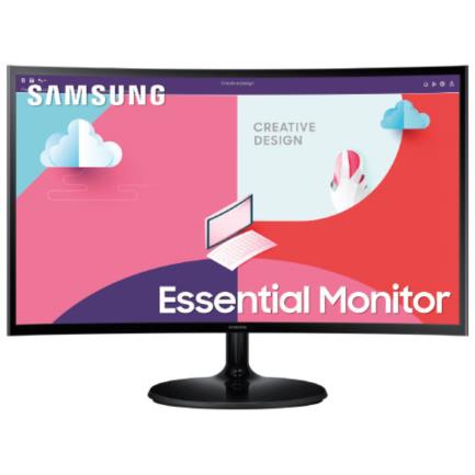 SAMSUNG - Monitor Samsung 27" Led Curvo Panel VA FHD Resolución 1920x1080