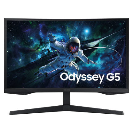 SAMSUNG - Monitor Samsung 27" Gaming Odyssey G55C QHD 2560 x 1440 165HZ VA CURVO 1000R G5