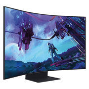 SAMSUNG - Monitor Samsung 55" Gaming Odyssey Ark 2th Gen 4K 3840x2160 165HZ VA Curvo 1000R 1MS HDR10 Bocinas Gaming HUB SMA