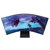 SAMSUNG - Monitor Samsung 55" Gaming Odyssey Ark 2th Gen 4K 3840x2160 165HZ VA Curvo 1000R 1MS HDR10 Bocinas Gaming HUB SMA