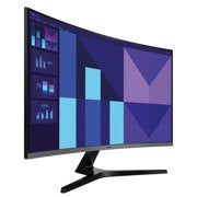 SAMSUNG - Monitor Samsung 32" Essential S3 S39GD FHD Panel VA 1920 x 1080 CURVO 1500R HDMI/D-Sub