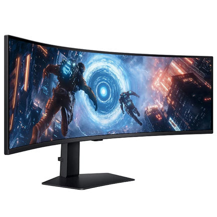 SAMSUNG - Monitor Samsung 49" Odyssey VA G9 G91F DQHD 5120x1440 144hz 1000R HDR10+ Gaming