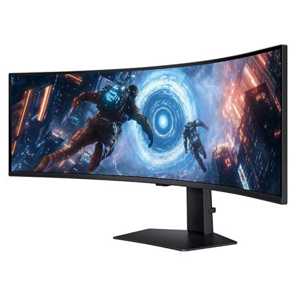 SAMSUNG - Monitor Samsung 49" Odyssey VA G9 G91F DQHD 5120x1440 144hz 1000R HDR10+ Gaming