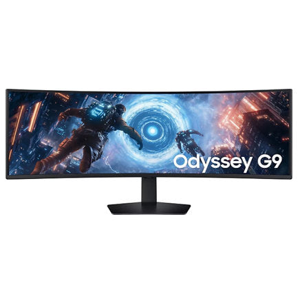 SAMSUNG - Monitor Samsung 49" Odyssey VA G9 G91F DQHD 5120x1440 144hz 1000R HDR10+ Gaming