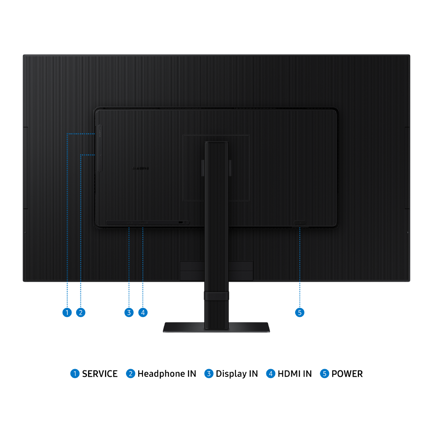 SAMSUNG - Monitor Samsung ViewFinity S7 32" 4K 3840x2160 Plano IPS 5ms 60Hz Negro