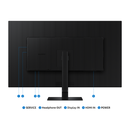 SAMSUNG - Monitor Samsung 37" ViewFinity S7 4K Plano IPS 5ms 60Hz Negro