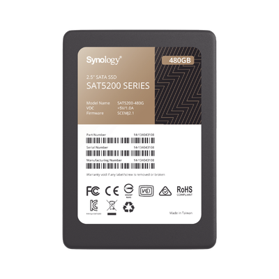 SYNOLOGY - 480 GB SSD , diseñada para Synology NAS