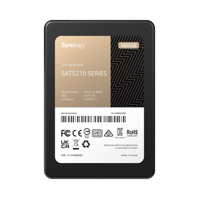 SYNOLOGY - 960 GB SSD , diseñada para Synology NAS