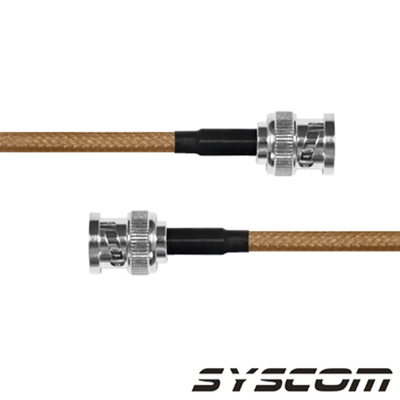 EPCOM INDUSTRIAL - Jumper con Cable LP142 de 60 cm (23.62 pulgadas), con Conectores BNC Macho a BNC Macho.