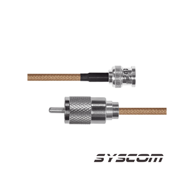 EPCOM INDUSTRIAL - Cable RG-142/U, con conectores BNC Macho / UHF Macho.