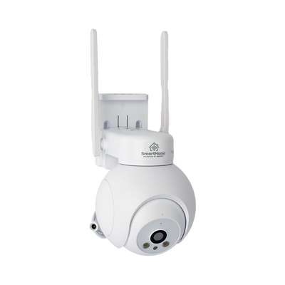 SMARTHOME BY EPCOM - Cámara IP PT 2 MP | CSIM 4G | Visión Nocturna a Color | Audio Bidireccional | Autoseguimiento Inteligente | Grabación Continua | Uso en Interior | Exterior con Protección IP65
