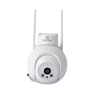 SMARTHOME BY EPCOM - Cámara IP PT 2 MP | CSIM 4G | Visión Nocturna a Color | Audio Bidireccional | Autoseguimiento Inteligente | Grabación Continua | Uso en Interior | Exterior con Protección IP65
