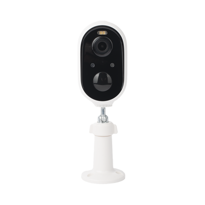SMARTHOME BY EPCOM - Cámara IP de Batería (Gran Angular) 3 Megapixel | WiFi | Audio Bidireccional | Batería Recargable 5200 mAh | IP65 |Exterior con Protección|  Estadísticas de Energía | Detección de Humanos | Incluye Panel So