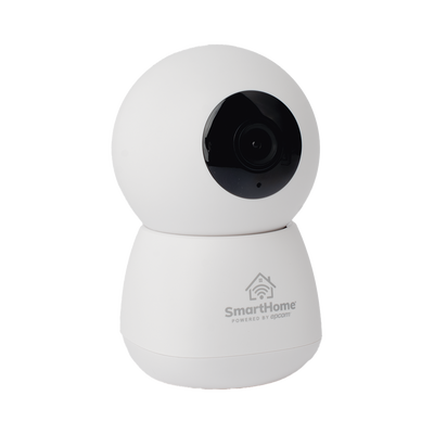 SMARTHOME BY EPCOM - Mini Cámara IP PT 4 Megapíxel | Wi-Fi | Seguimiento Inteligente |  Detección de mascotas |  Audio Bidireccional | Notificación Push | Ranura para Memoria | Uso en Interior | Ángulo de vision: 102°
