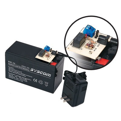 EPCOM INDUSTRIAL - Fuente de Respaldo con Relevador para Equipos de Bajo Consumo de Energía (Requiere Batería PL4.512)