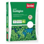 SCRIBE - Papel Cortado Scribe Ecológico Carta 93% de Blancura 75gr Caja C/5000 Hojas