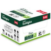SCRIBE - Papel Cortado Scribe Ecológico Carta 93% de Blancura 75gr Caja C/5000 Hojas