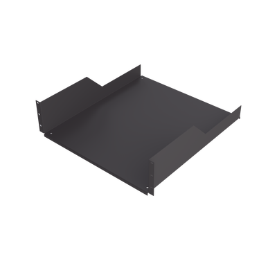 LINKEDPRO - Charola para Soportar Equipos en Rack de 19 in, Profundidad de 50 cm, Color Negro, 3U