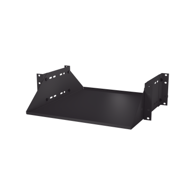 LINKEDPRO - Charola para Soportar Equipos en Rack de 19 in, Doble Fijación, Color Negro, 3U