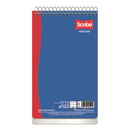 SCRIBE - Block Taquigrafia Largo Scribe Raya 80 Hojas