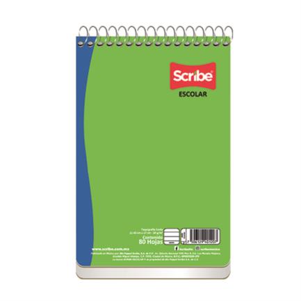 SCRIBE - Block Taquigrafia Corto Scribe Raya 80 Hojas
