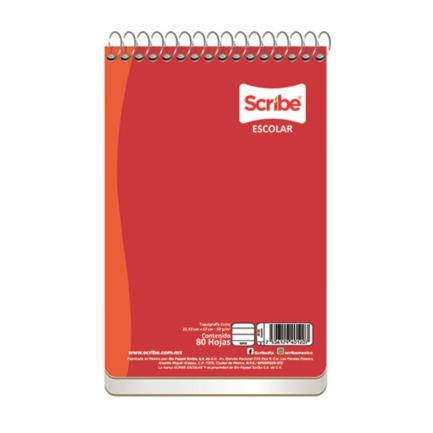 SCRIBE - Block Taquigrafia Corto Scribe Raya 80 Hojas
