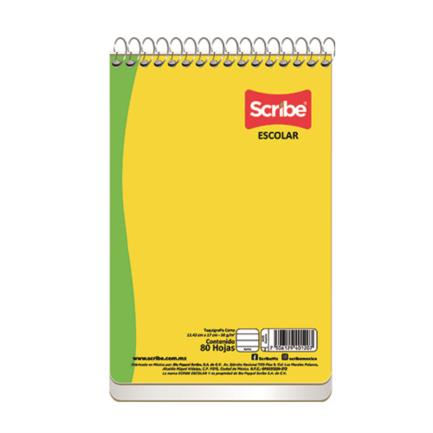 SCRIBE - Block Taquigrafia Corto Scribe Raya 80 Hojas