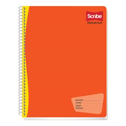 SCRIBE - Cuaderno Scribe Profesional Escolar Blanco 100 Hojas