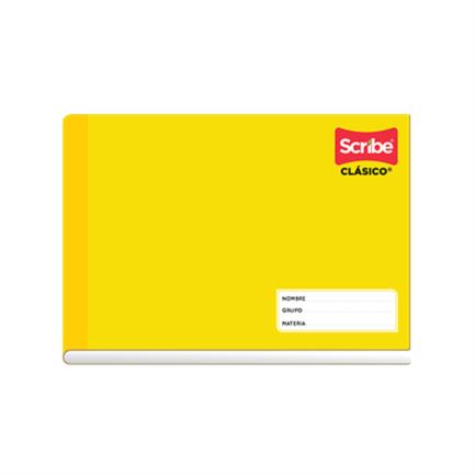 SCRIBE - Cuaderno Italiano Cosido Scribe Clasico Doble Raya 100 Hojas