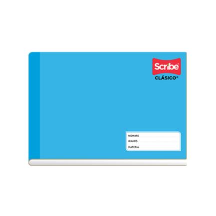 SCRIBE - Cuaderno Italiano Cosido Scribe Clasico Doble Raya 100 Hojas