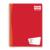 SCRIBE - Cuaderno Profesional Scribe Escolar C5 Cuadro Chico Espiral Doble 200 Hojas