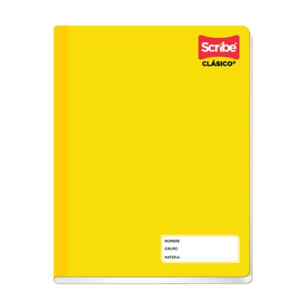 SCRIBE - Cuaderno Cosido Colegial Scribe Clásico C5 Cuadro Chico 100 Hojas