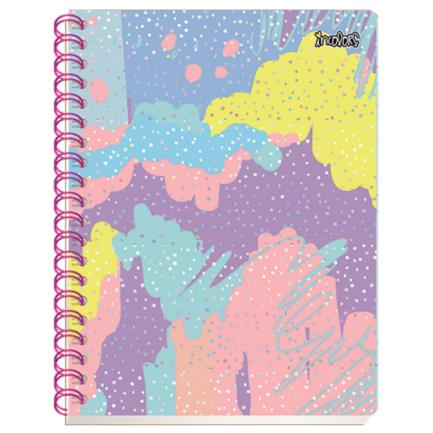 SCRIBE - Cuaderno Scribe Incolors Raya Espiral Doble 100 Hojas