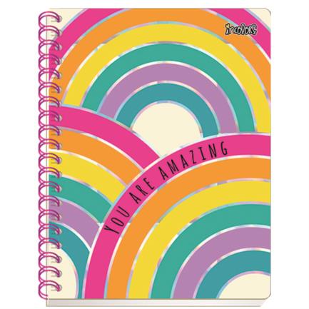 SCRIBE - Cuderno Profesional Scribe Incolors Raya Espiral Doble 180 Hojas