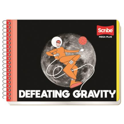 SCRIBE - Cuaderno Italiano Espiral Scribe Mega Raya 100 hojas