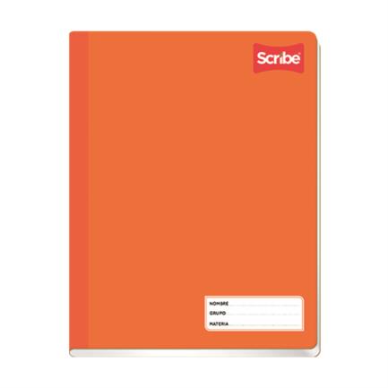 SCRIBE - Cuaderno Cosido Colegial Scribe Clasico C7 cuadro grande 100 Hojas