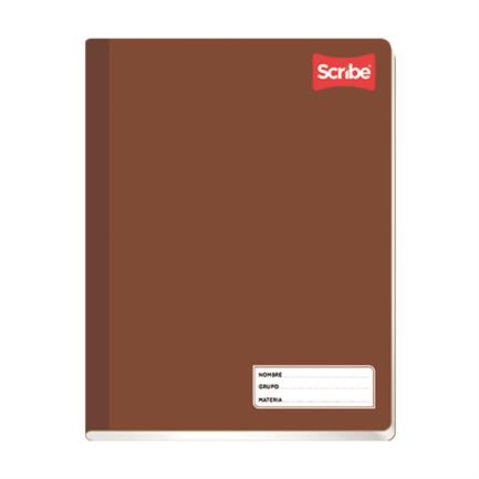 SCRIBE - Cuaderno Cosido Colegial Scribe Clasico C7 cuadro grande 100 Hojas