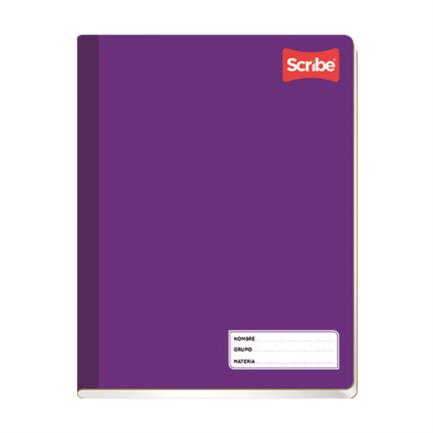 SCRIBE - Cuaderno Cosido Colegial Scribe Clasico C7 cuadro grande 100 Hojas