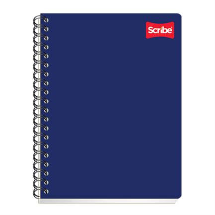 SCRIBE - Cuaderno Profesional Scribe Clasico Raya Espiral Doble 200 Hojas