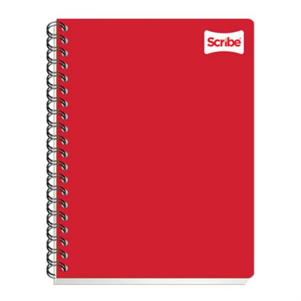 SCRIBE - Cuaderno Profesional Scribe Clasico Raya Espiral Doble 200 Hojas
