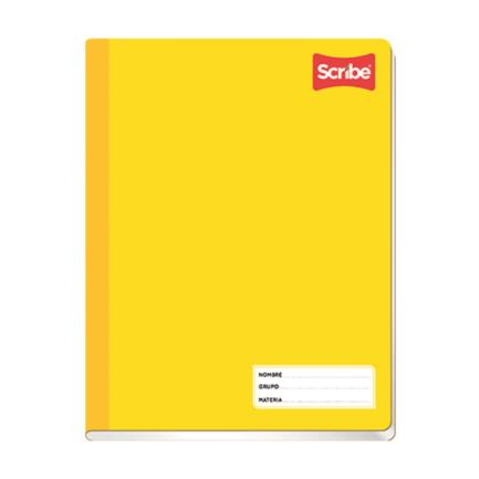 SCRIBE - Cuaderno Cosido Colegial Scribe Clásico Raya 100 Hojas