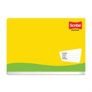 SCRIBE - Cuaderno Italiano Escolar Grapado Scribe C5 Cuadro Chico 100 Hojas