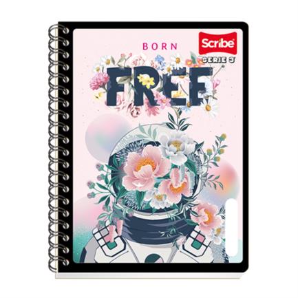 SCRIBE - Cuaderno Scribe Espiral Doble Profesional Serie III-D Raya 100 Hojas