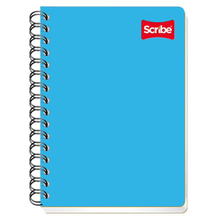 SCRIBE - CUADERNO SCRIBE FRANCES CLASICO BLANCO 100 HJS doble espiral