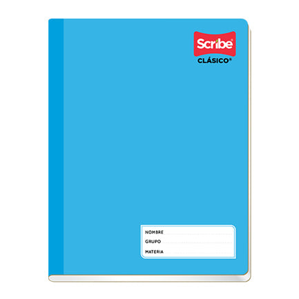 SCRIBE - CUADERNO SCRIBE FRANCES DOBLE RAYAS 100 HJS pasta semirigida