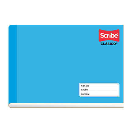 SCRIBE - CUADERNO SCRIBE ITALIANA BLANCO 100 HJS pasta semirigida